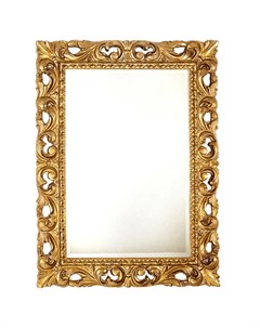 Зеркало для ванной 114х75 золото Caprigo