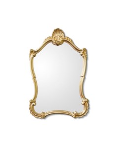 Зеркало для ванной 56х90 золото Caprigo