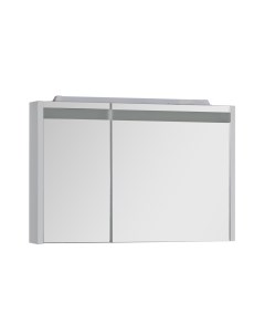Зеркальный шкаф для ванной Лайн 90 R со светильником Aquanet