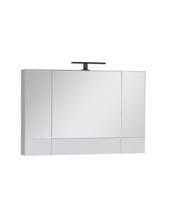 Зеркальный шкаф для ванной Нота 100 белый Aquanet