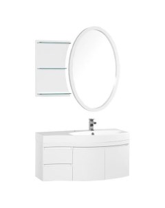 Комплект мебели для ванной Опера 115 169418 правый Aquanet
