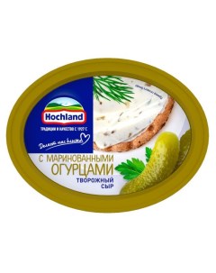 Сыр творожный с маринованными огурцами 60 БЗМЖ 140 г Hochland