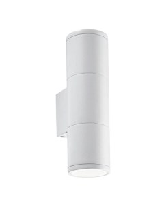 Уличный настенный светильник Gun AP2 Small Bianco 100388 Ideal lux