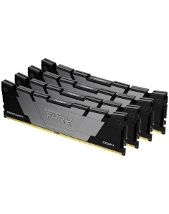 Комплект памяти DDR4 DIMM 32Gb 4x8Gb 3600MHz CL16 1 35V FURY Renegade Black KF436C16RB2K4 32 Retail Kingston