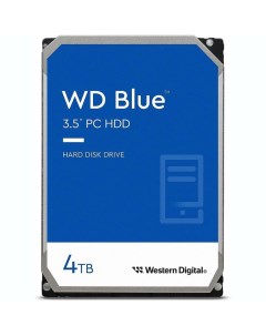 Жесткий диск HDD 4Tb Blue 3 5 5400rpm 256Mb SATA3 WD40EZAX Western digital