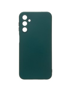Чехол накладка Full Original Design для смартфона Samsung SM A245 Galaxy A24 4G силикон темно зелены Activ