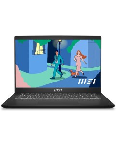 Ноутбук Modern 14 C7M 14 IPS 1920x1080 AMD Ryzen 5 7530U 2 ГГц 8Gb RAM 512Gb SSD W11 черный 9S7 14JK Msi