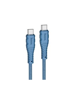 Кабель USB Type C USB Type C 3А 1 м синий X67 Nano Hoco