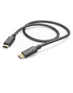 Кабель USB Type C USB Type C 3А 1 5 м черный 00201591 Hama