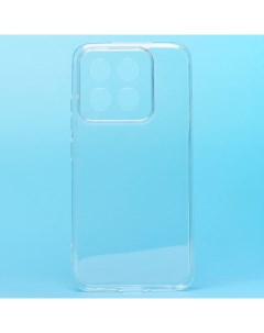 Чехол накладка ASC 101 Puffy 0 9мм для смартфона Xiaomi 14 силикон прозрачный 224897 Activ