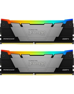Комплект памяти DDR4 DIMM 64Gb 2x32Gb 3600MHz CL18 1 35V FURY Renegade Black RGB KF436C18RB2AK2 64 R Kingston