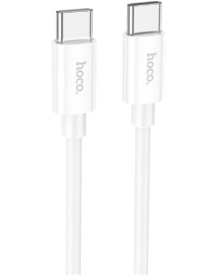 Кабель USB Type C USB Type C 3А 1 м белый magic X87 Hoco