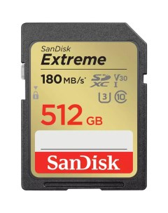 Карта памяти 512Gb SDXC Extreme Class 10 UHS I U3 V30 SDSDXVV 512G GNCIN Sandisk