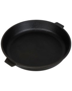 Крышка сковорода 24 см чугун антипригарное покрытие черный без крышки КС4040 Камская посуда