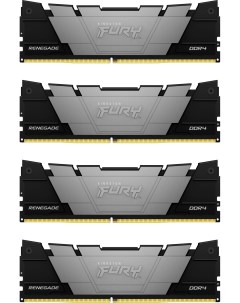Комплект памяти DDR4 DIMM 64Gb 4x16Gb 3200MHz CL16 1 35V FURY Renegade Black KF432C16RB12K4 64 Retai Kingston