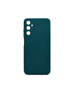 Чехол накладка Full Original Design для смартфона Samsung SM A057 Galaxy A05s силикон темно зеленый  Activ