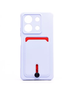 Чехол накладка SC304 для смартфона Xiaomi Redmi Note 13 5G пластик силикон светло фиолетовый 223996 Activ