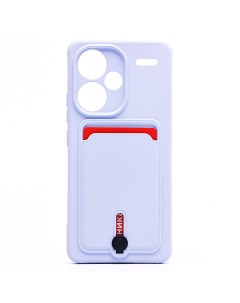 Чехол накладка SC304 для смартфона Xiaomi Redmi Note 13 Pro пластик силикон светло фиолетовый 223986 Activ