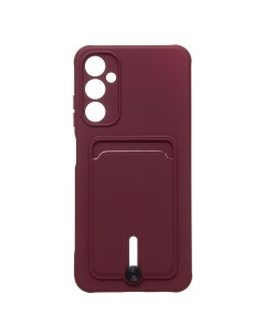 Чехол накладка SC304 для смартфона Samsung SM A057 Galaxy A05s пластик силикон бордовый 223975 Activ