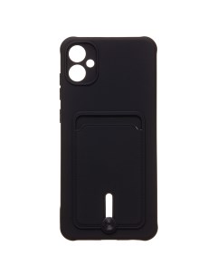 Чехол накладка SC304 для смартфона Samsung SM A055 Galaxy A05 пластик силикон черный 223979 Activ