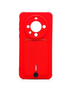Чехол накладка SC304 для смартфона Huawei Mate 60 Pro пластик силикон красный 223967 Activ