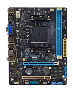 Материнская плата A88 MA5 SocketFM2 AMD A88 2xDDR3 PCI Ex16 5 1 ch 4 USB 3 0 VGA HDMI mATX Retail Afox
