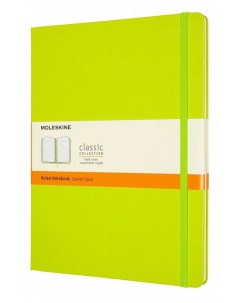 Блокнот CLASSIC 190х250мм линейка 96 листов лайм QP090C2 Moleskine