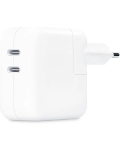 Сетевое зарядное устройство 35 Вт 2xUSB type C Quick Charge PD белый MNWP3ZM A Apple