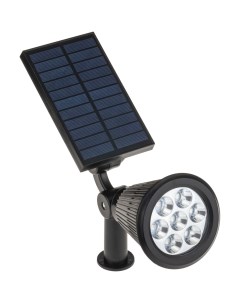 Светильник светодиодный садово парковый Solar черный 290 мм 6500К 1 5 Вт IP65 25032 6 Duwi