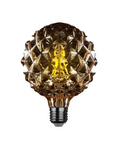 Лампа светодиодная филаментная E27 2200К 5 Вт 515 Лм 230 В кристалл G125 матовая Rev