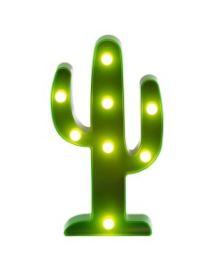 Светильник ночник светодиодный настольный зеленый Кактус 2 Вт IP20 беспроводной 29271 5 Ritter