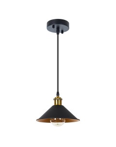 Светильник подвесной Cappello E27 60 Вт 2 кв м черный IP20 A7037SP 1BK Arte lamp