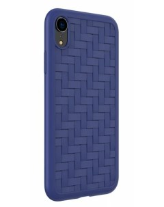 Чехол силиконовый для iPhone XR Tracery series TPU soft case синий Hoco