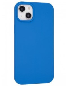 Силиконовый чехол для iPhone 14 Plus синий Kasla