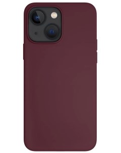 Силиконовый чехол для iPhone 14 Plus коричневый Kasla