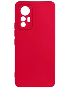 Силиконовый чехол для Xiaomi 12 Lite красный Kasla