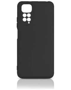 Силиконовый чехол для Xiaomi Redmi Note 11 11s черный Kasla