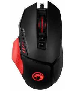 Проводная игровая мышь G981 красный черный Marvo