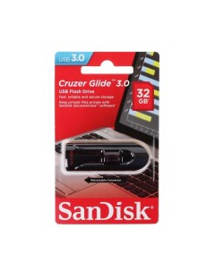 Флешка 32Gb Cruzer Glide USB 3 0 SDCZ600 032G G35 32 ГБ Black Sandisk