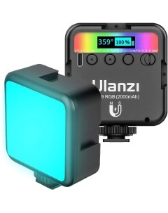Осветитель VL49 RGB 2500 9000K Чёрный с аккумулятором 2000mAh Ulanzi