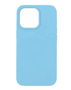 Силиконовый чехол для iPhone 14 голубой Kasla