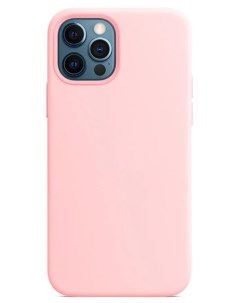 Силиконовый чехол для Apple iPhone 13 Pro Max нежно розовый Kasla