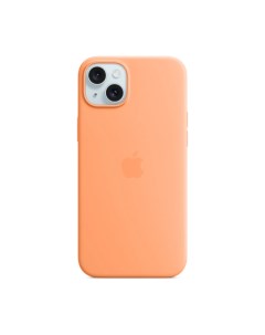 Чехол для iPhone 15 Plus Silicone MagSafe Orange Sorbet 1 шт Apple