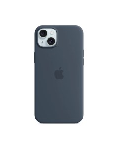 Чехол для iPhone 15 Plus Silicone MagSafe Storm Blue 1 шт Apple