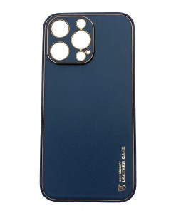 Чехол силиконовый для iPhone 13 Pro 6 1 Graceful Leather series синий Hoco