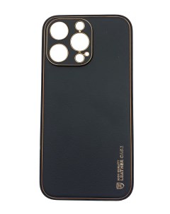 Чехол силиконовый для iPhone 13 Pro 6 1 Graceful Leather series черный Hoco