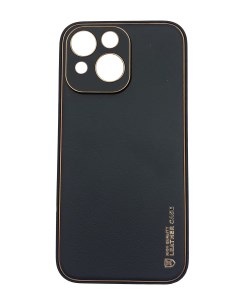 Чехол силиконовый для iPhone 13 6 1 Graceful Leather series черный Hoco