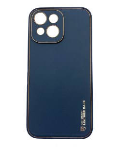 Чехол силиконовый для iPhone 13 6 1 Graceful Leather series синий Hoco
