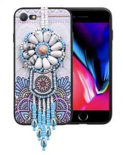 Чехол силиконовый для iPhone 7 Plus 8 Plus Chinese dream protective case синий Hoco