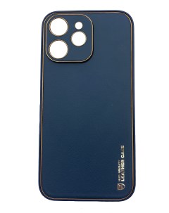 Чехол силиконовый для IPhone 11 Graceful Leather series синий Hoco